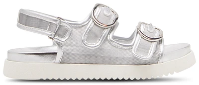 Steve Madden Girls Steve Madden JKIT SANDAL - Girls' Grade School Shoes Silver Size 01.0
