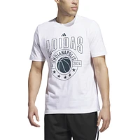 adidas Mens Collegiate All Star T-Shirt - White/Black
