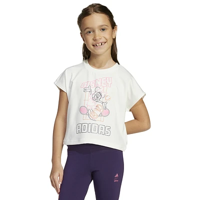 adidas Girls x Disney Minnie Mouse Sport Joggers Set - Girls' Preschool White
