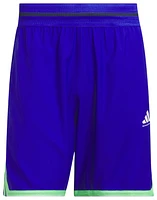 adidas Mens Crazylight Shorts - Lucid Blue/Screaming Green