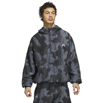 adidas Anthony Edwards Camo AOP Windbreaker Jacket - Men's