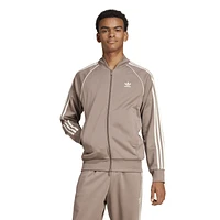 adidas Mens Superstar Track Top - Trace Brown