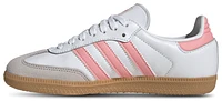 adidas Originals Girls Samba - Girls' Grade School Shoes White/Pink/Brown