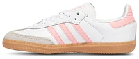 adidas Originals Girls Samba - Girls' Preschool Shoes Brown/White/Pink