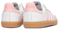 adidas Originals Girls Samba - Girls' Preschool Shoes Brown/White/Pink