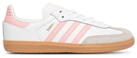 adidas Originals Girls Samba - Girls' Preschool Shoes Brown/White/Pink