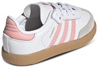 adidas Originals Girls Samba - Girls' Toddler Soccer Shoes Semi Pink Spark/Gum/White