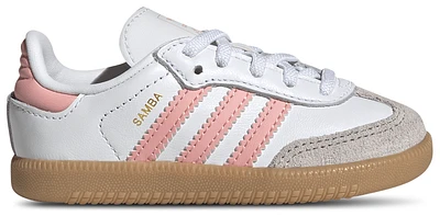 adidas Originals Girls Samba - Girls' Toddler Soccer Shoes Semi Pink Spark/Gum/White