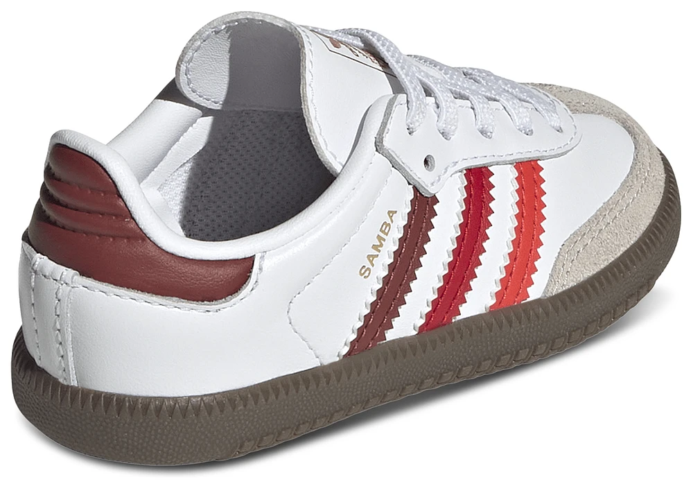 adidas Originals Boys adidas Originals Samba - Boys' Toddler Soccer Shoes Bright Red/White/Better Scarlet Size 10.0