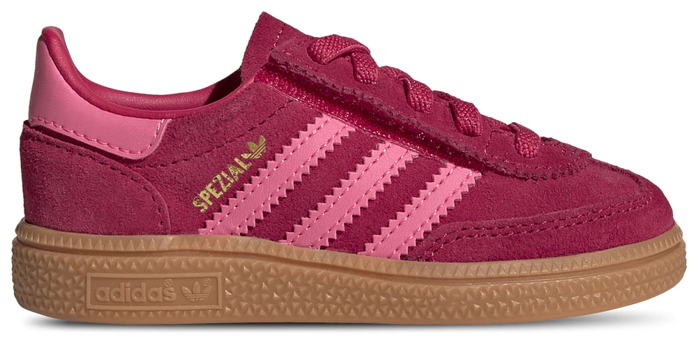 adidas Boys adidas Handball Spezial - Boys' Toddler Shoes Lucid Pink/Ruby Red Size 09.0