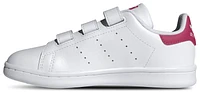 adidas Originals Boys Stan Smith - Boys' Preschool Shoes White/White/Bold Pink