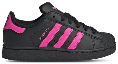 adidas Originals Girls Superstar II - Girls' Preschool Shoes Black/Pink