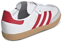 adidas Originals Boys Samba OG - Boys' Preschool Shoes White/Better Scarlet/Gum