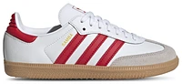 adidas Originals Boys Samba OG - Boys' Grade School Shoes White/Better Scarlet/Gum