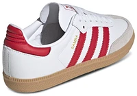 adidas Originals Boys Samba OG - Boys' Grade School Shoes White/Better Scarlet/Gum