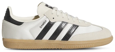 adidas Originals Girls Samba Satin - Girls' Grade School Shoes Cream White/Gum/Core Black
