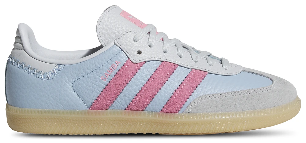 adidas Originals Girls Samba - Girls' Grade School Shoes Blue/Pink/Brown