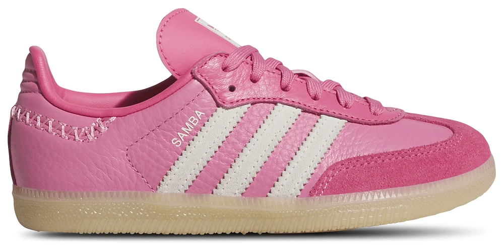 adidas Girls Samba - Girls' Preschool Shoes Bliss Pink/Off White