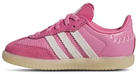 adidas Originals Girls Samba - Girls' Toddler Soccer Shoes Bliss Pink/Off White/Bliss Pink
