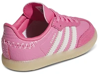 adidas Originals Girls Samba - Girls' Toddler Soccer Shoes Bliss Pink/Off White/Bliss Pink