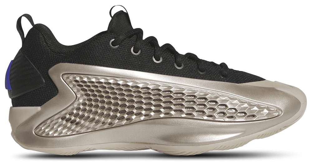 adidas Boys Anthony Edwards 1 Low - Boys' Grade School Basketball Shoes Black/Champagne Metallic