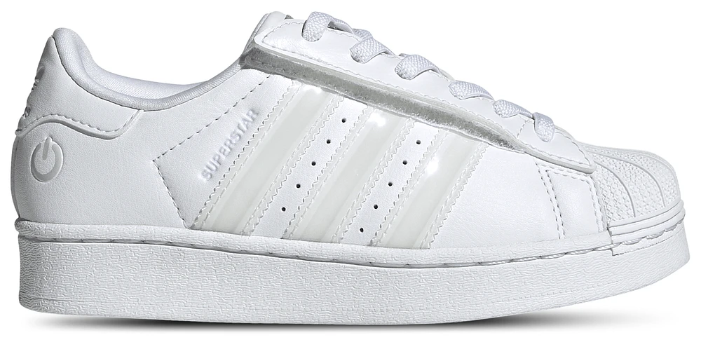 adidas Originals Boys adidas Originals Superstar LED Lights - Boys' Preschool Basketball Shoes White/White Size 03.0