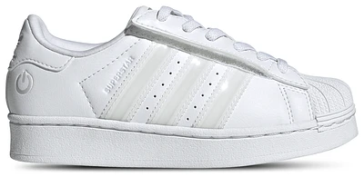 adidas Originals Boys Superstar LED Lights - Boys' Preschool Basketball Shoes White/White