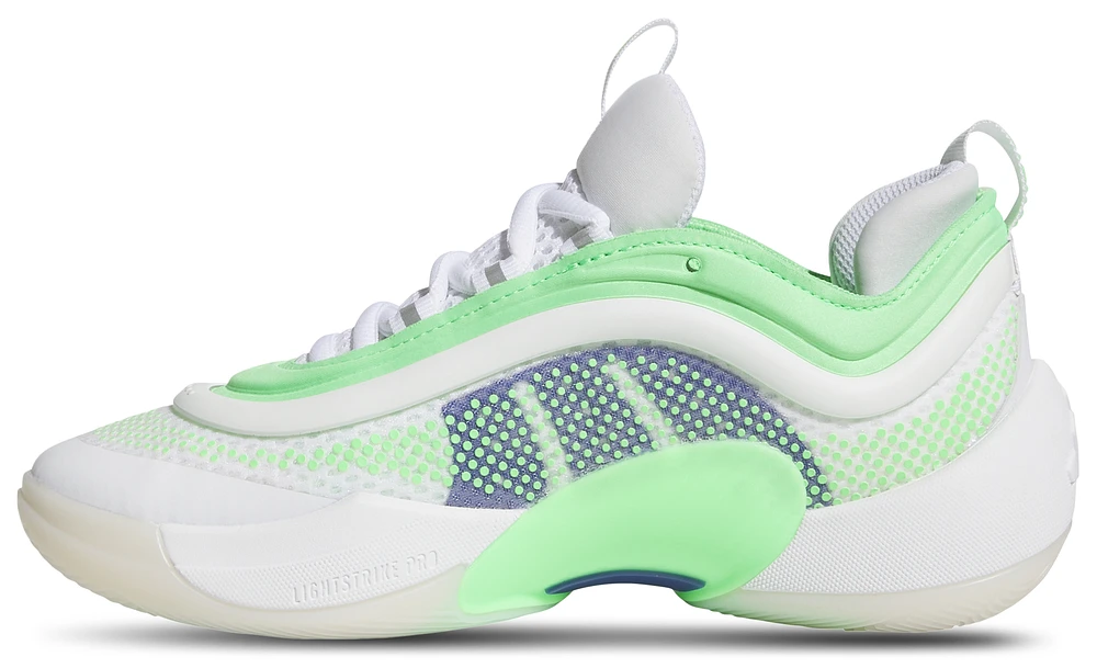 adidas Boys D.O.N Issue 6 - Boys' Grade School Shoes White/Screaming Green/Lucid Blue
