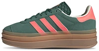 adidas Originals Girls Gazelle Bold - Girls' Grade School Running Shoes Collegiate Green/Signal Coral/Gum