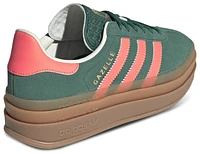 adidas Originals Girls Gazelle Bold - Girls' Grade School Running Shoes Collegiate Green/Signal Coral/Gum