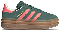 adidas Originals Girls Gazelle Bold - Girls' Grade School Running Shoes Collegiate Green/Signal Coral/Gum