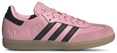 adidas Boys Samba Messi - Boys' Grade School Shoes Light Pink/Black/Gum