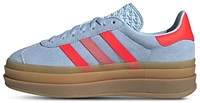 adidas Originals Girls Gazelle Bold - Girls' Grade School Running Shoes Clear Sky/Solar/Metallic Gold