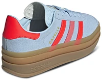 adidas Originals Girls Gazelle Bold - Girls' Grade School Running Shoes Clear Sky/Solar/Metallic Gold