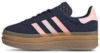 adidas Originals Girls adidas Originals Gazelle Bold - Girls' Grade School Running Shoes Night Indigo/Pink Size 04.5