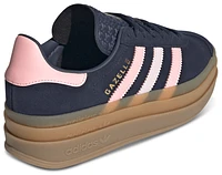 adidas Originals Girls adidas Originals Gazelle Bold - Girls' Grade School Running Shoes Night Indigo/Pink Size 04.5