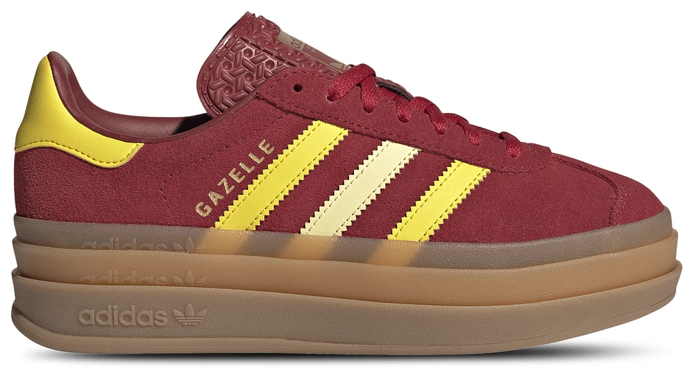 adidas Originals Girls Gazelle Bold - Girls' Grade School Running Shoes Team Victory Red/Yellow