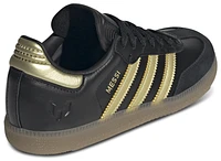 adidas Boys Samba x Messi - Boys' Grade School Soccer Shoes Black/Gold