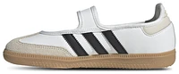 adidas Originals Girls adidas Originals Samba Jane - Girls' Grade School Running Shoes Gum/White/Alumina Size 05.0