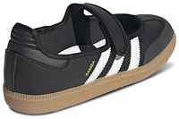 adidas Originals Girls Samba Jane - Girls' Grade School Running Shoes Black/White