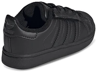 adidas Originals Boys Superstar II Elastic Lace - Boys' Toddler Shoes Black/Black