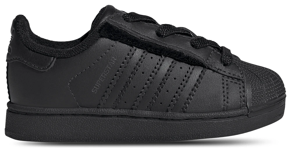 adidas Originals Boys Superstar II Elastic Lace - Boys' Toddler Shoes Black/Black