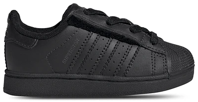 adidas Originals Boys Superstar II Elastic Lace - Boys' Toddler Shoes Black/Black