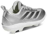 adidas Womens adiZero Instinct Silver Speed TPU Dugout Cleats - Baseball Shoes Grey/Silver Metallic/Black