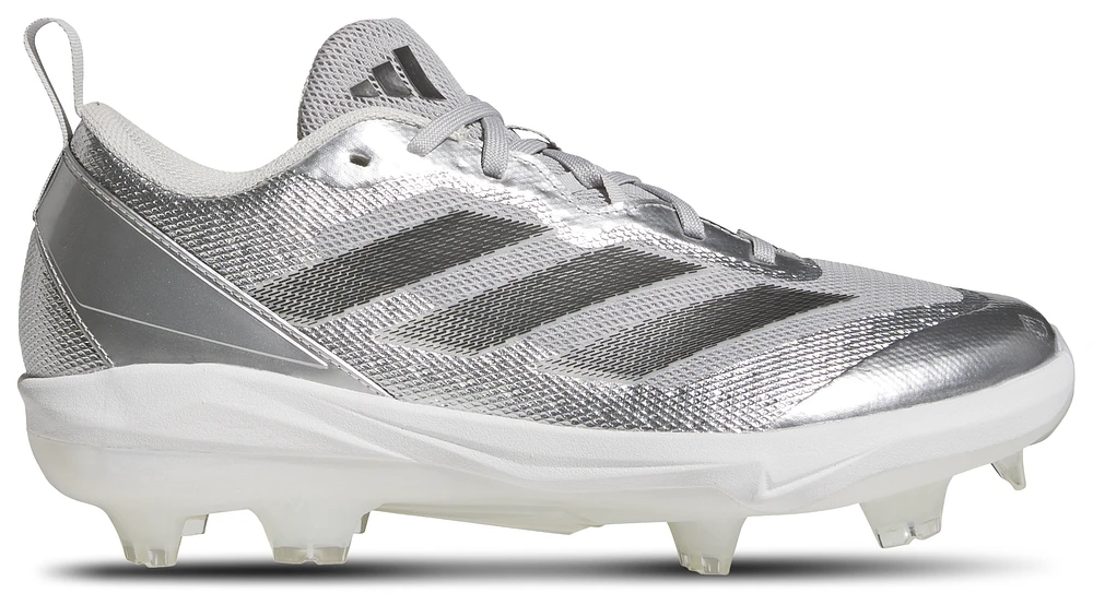 adidas Womens adiZero Instinct Silver Speed TPU Dugout Cleats - Baseball Shoes Grey/Silver Metallic/Black