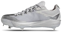 adidas Mens adiZero Electric+ Silver Speed - Baseball Shoes Grey/Silver Metallic/Black