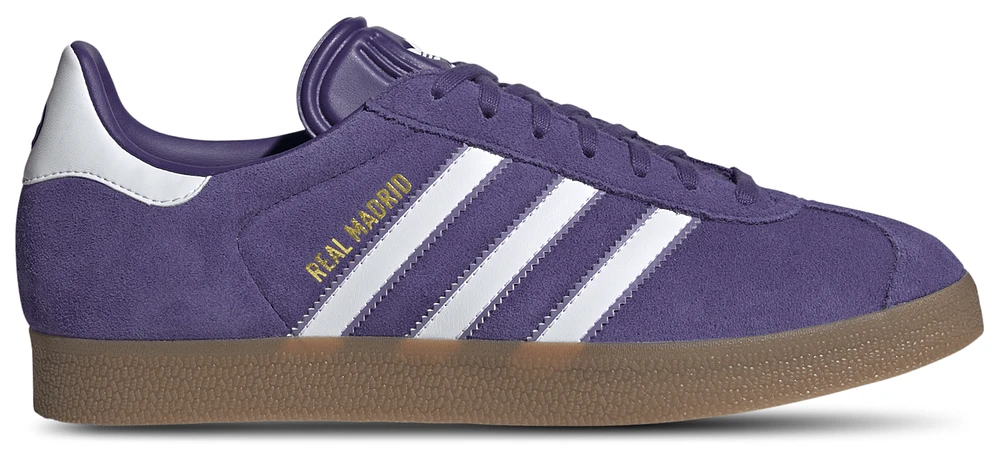 adidas Mens Gazelle Real Madrid - Shoes Purple/White