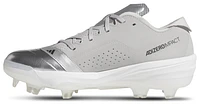 adidas Mens adiZero Impact Silver Speed TPU - Baseball Shoes Metallic/Black/Grey