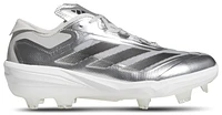 adidas Mens adiZero Impact Silver Speed TPU - Baseball Shoes Metallic/Black/Grey