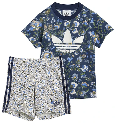 adidas Originals Boys x Liberty London Shorts & T-Shirt Set - Boys' Toddler Night Indigo/Multicolor